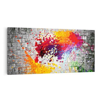 Obraz na płótnie 100x50 - Ekspresja Graffiti - farba, graffiti