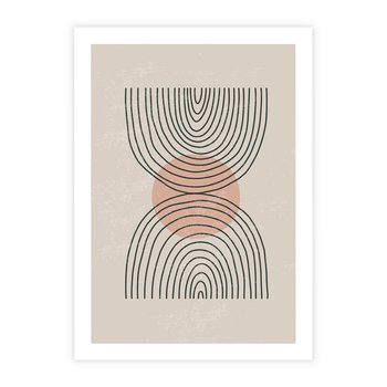 Plakat bez ramy 21x30 - Nowy Rytuał - abstrakcyjna sztuka, boho kształty