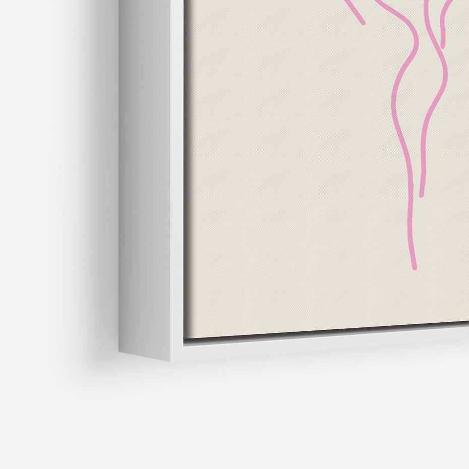 Obraz w ramie 70x100 - Morskie Pulsacje - nowoczesny optymistyczny plakat, kolorowe meduzy - rama biała