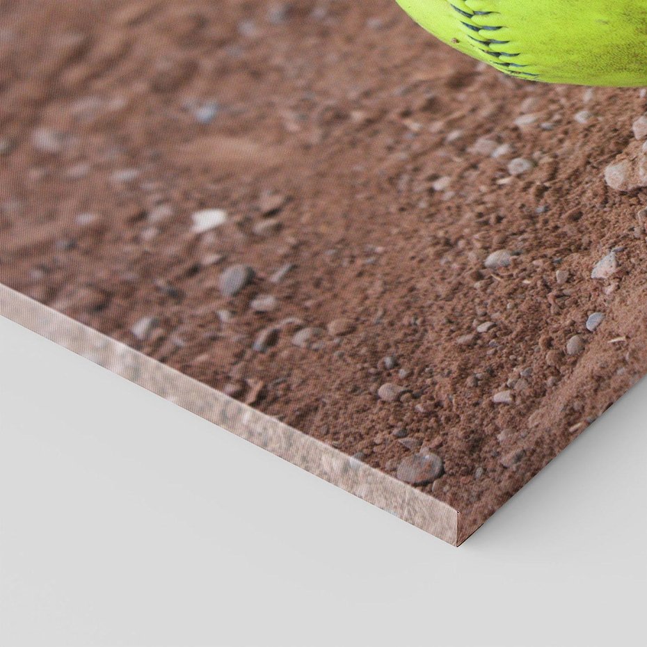 Obraz na płótnie 120x80 - Baseballowa Fuzja Sportu - baseball, piłka