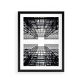 Plakat w ramie 30x40 - Czar i Wielkość - wieżowce, architektura - rama czarna