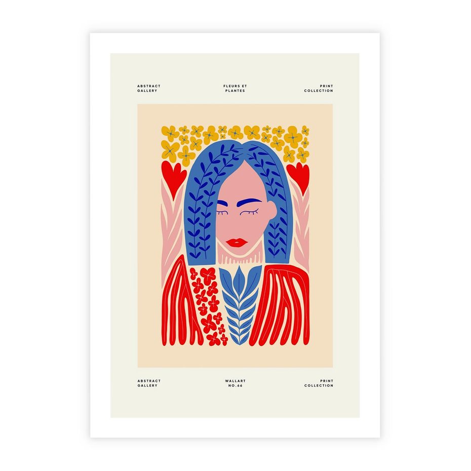 Plakat bez ramy 40x50 - Impulsy Czasu - kobieca sztuka, abstrakcja