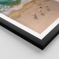 Plakat w ramie 50x70 - Letnie Wakacje na Horyzoncie - plaża, morze - rama czarna