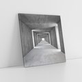 Obraz na płótnie 40x40 - Abstrakcyjna głębia - 3D, tunel