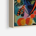 Obraz w ramie 50x70 - Echa Nietuzinkowych Wzorców - abstrakcyjny obraz olejny, jak picasso - rama drewno