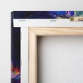 Obraz na płótnie 60x60 - Mistyka Tęczowego Oka - oko, obraz olejny
