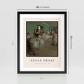 Plakat w ramie 40x50 - Elegancja Baletu - Edgar Degas, reprodukcja obrazu - rama czarna