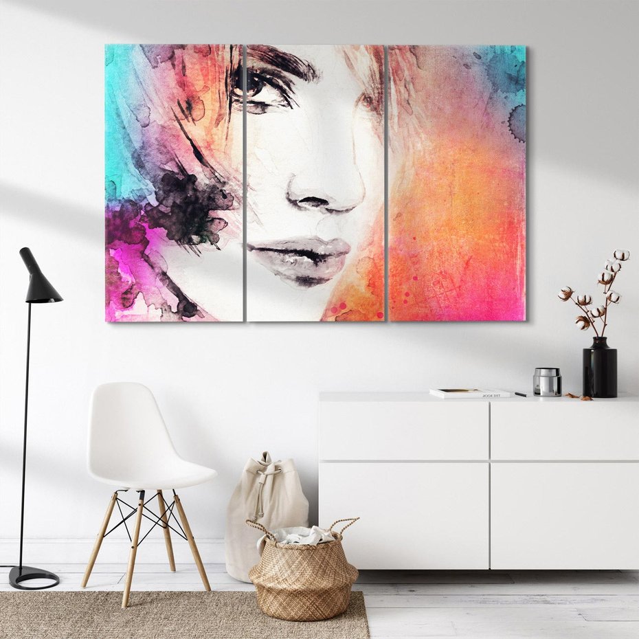 Obraz na płótnie 120x80 - Kobieta w sztuce - portret, kobieta