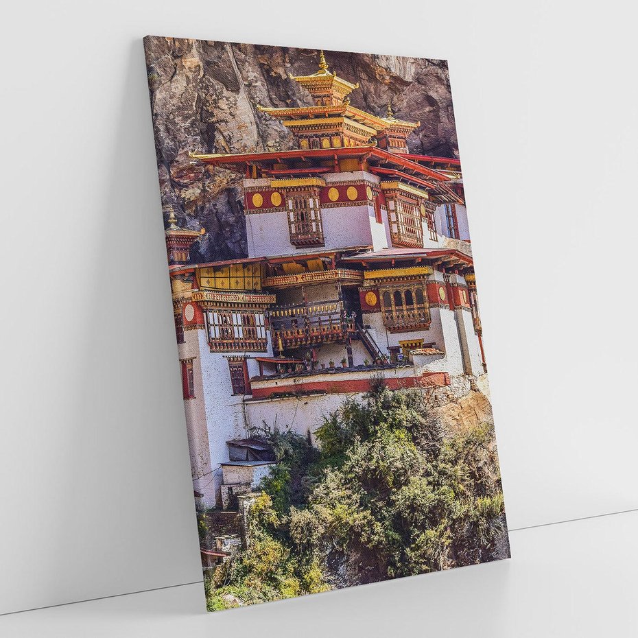 Obraz na płótnie 50x70 - Architektura Azji: Harmonia i Majestat - architektura, Azja