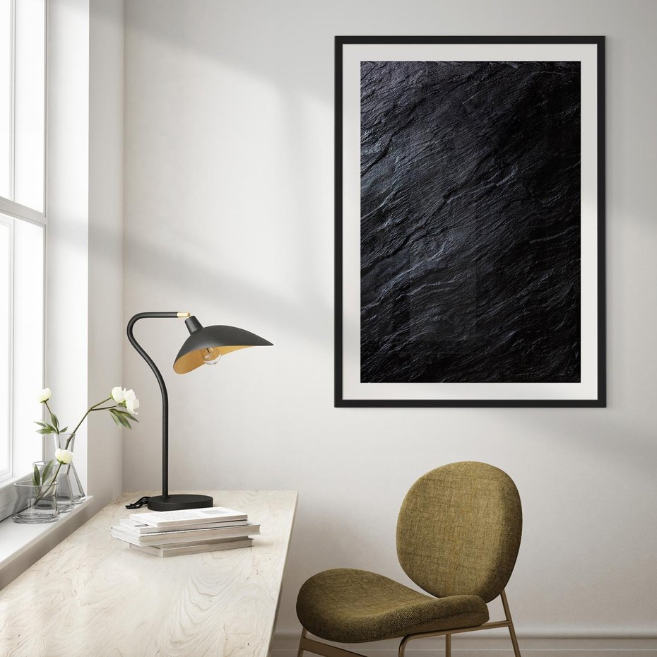 Plakat bez ramy 50x70 - Kamienne tekstury w trójwymiarze - kamień, tekstura