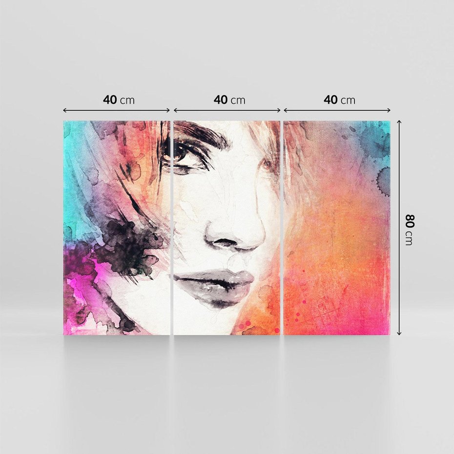 Obraz na płótnie 120x80 - Kobieta w sztuce - portret, kobieta