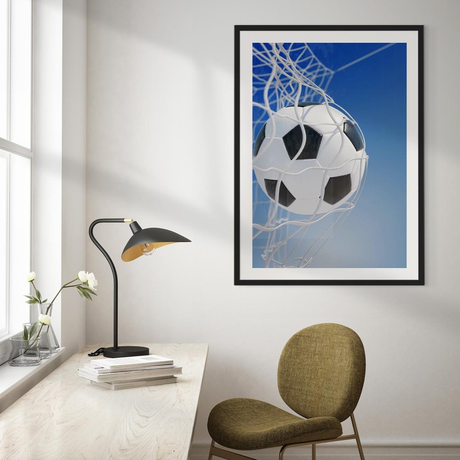 Plakat bez ramy 30x40 - Pasja na Plaży - piłka, siatka