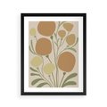 Plakat w ramie 40x50 - Uspokojenie Wśród Roślin - nowoczesny plakat, roślinność - rama czarna