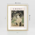 Plakat w ramie 40x50 - Sztuki Choki w Twoim Domu - reprodukcja, rycina - rama drewno