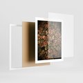 Plakat w ramie 40x50 - Jesień z Lotu Ptaka: Malowniczy Las - las jesienią z lotu ptaka - rama biała