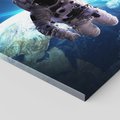 Obraz na płótnie 50x50 - Kosmiczna przygoda - kosmos, astronauta