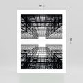 Plakat bez ramy 40x50 - Czar i Wielkość - wieżowce, architektura