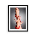Plakat w ramie 30x40 - Manicure i Pedicure - Piękno Paznokci - manicure, pedicure - rama czarna