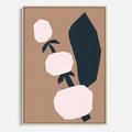 Obraz w ramie 50x70 - Harmonia Boho Ducha - abstrakcyjny obraz, plakat - rama drewno