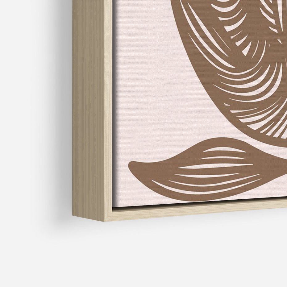 Obraz w ramie 70x100 - Nowoczesne Harmonie - skandynawski styl, plakat - rama drewno