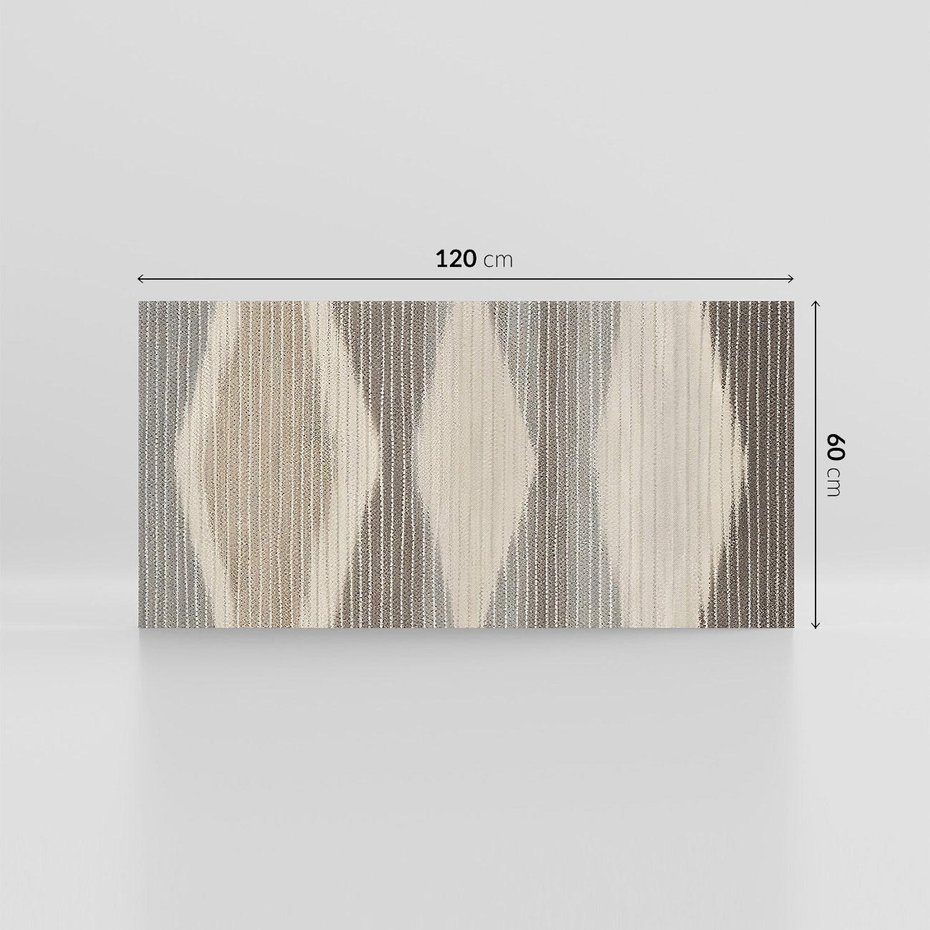 Obraz na płótnie 120x60 - Melancholijny spacer barw - symetryczne, geometryczne