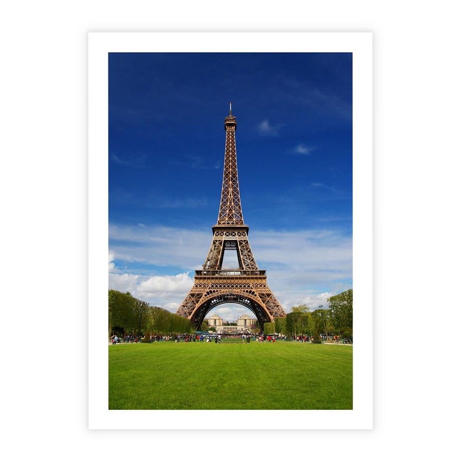 Plakat bez ramy 50x70 - Eiffla: symbole Paryża - Eiffla, Paryż
