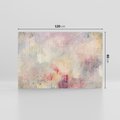Obraz na płótnie 120x80 - Miękka Melodia Pasteli - olejne płótno, pastelowe kolory