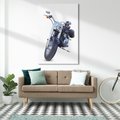 Obraz na płótnie 70x100 - Motocykl w ruchu - motor, bike