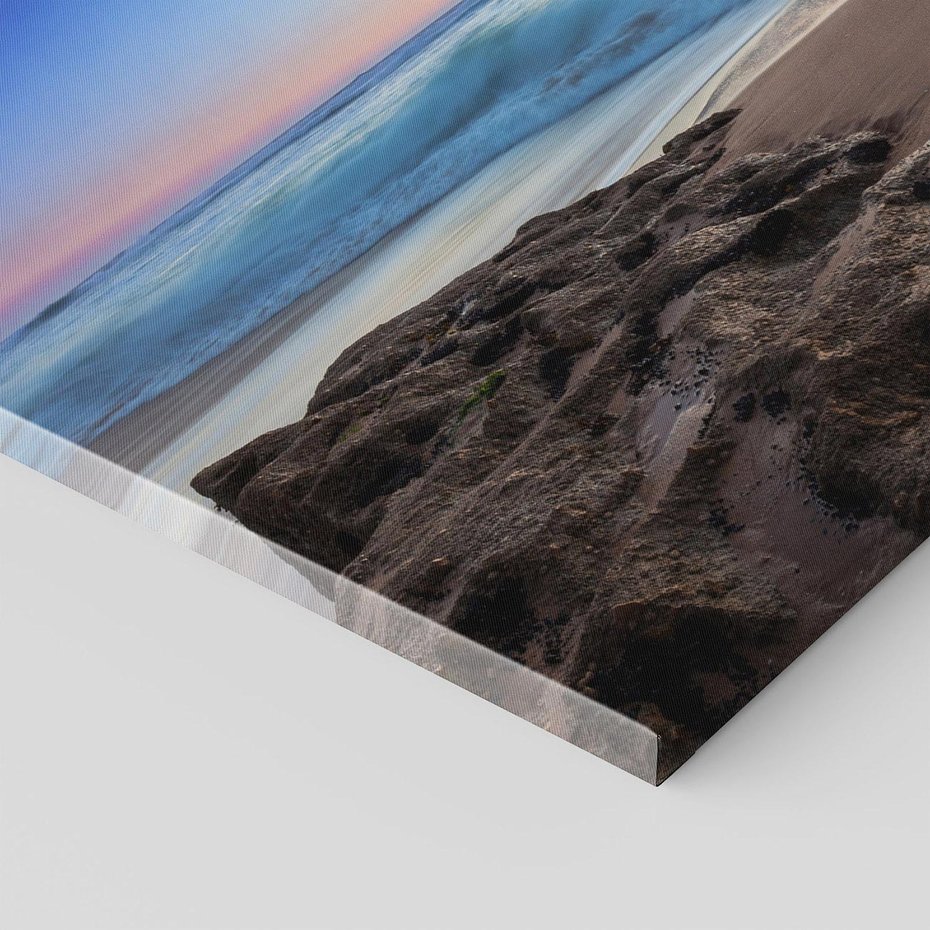 Obraz na płótnie 120x80 - Morze i Plaża - Spokój Oceanicznej Przestrzeni - morze, plaża