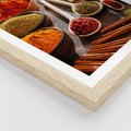 Plakat w ramie 50x70 - Smakowite Aromaty - przyprawy, kuchnia - rama drewno