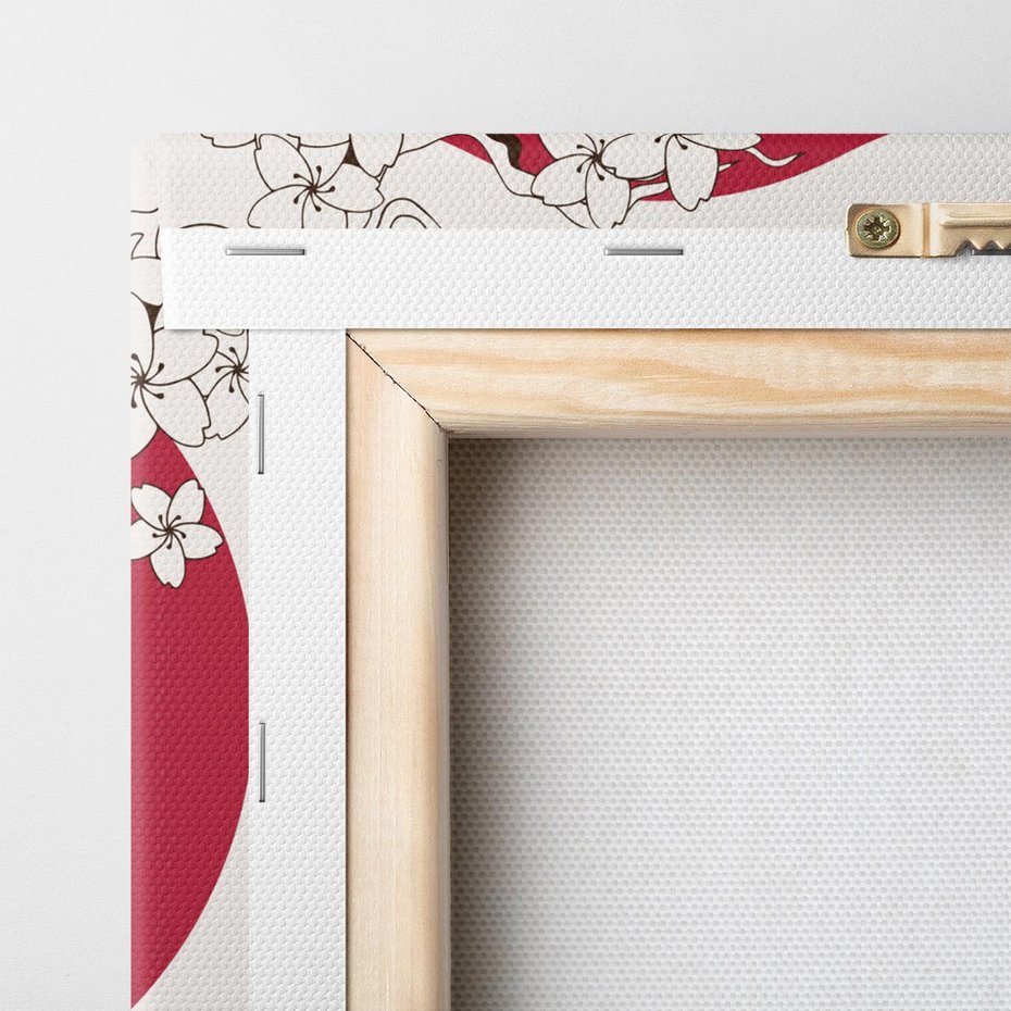 Obraz na płótnie 120x80 - Orientalna Harmonia - japandi, japonia