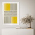 Plakat bez ramy 30x40 - Geometria w Ruchu - geometria, proste linie