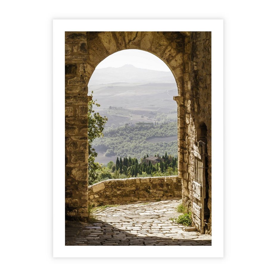 Plakat bez ramy 21x30 - Słoneczne Piękno Włoch i Prowansji - Włochy, Prowansja