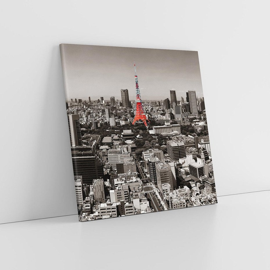 Obraz na płótnie 80x80 - Energia japońskiej stolicy - Tokio, Japonia