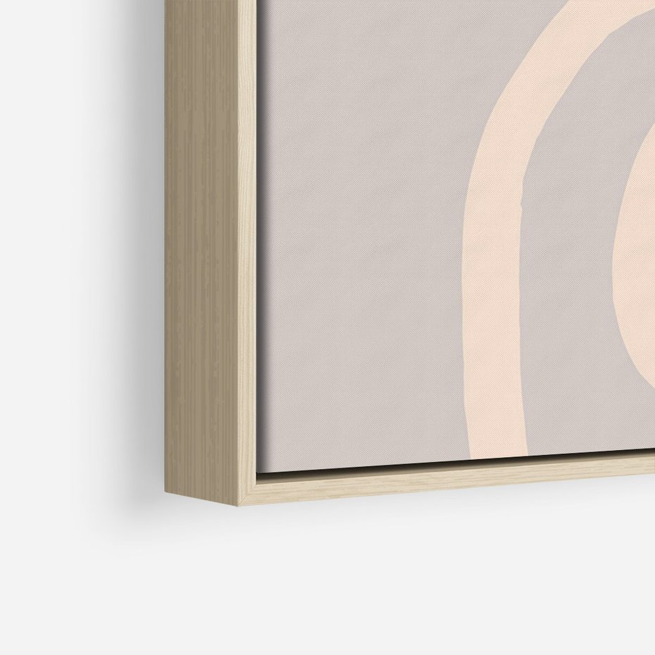 Obraz w ramie 70x100 - Wystylizowana Rewolucja - minimalistyczny obraz, nowoczesny - rama drewno