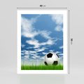 Plakat bez ramy 40x50 - Piłkarska Pasja - piłka, nożna