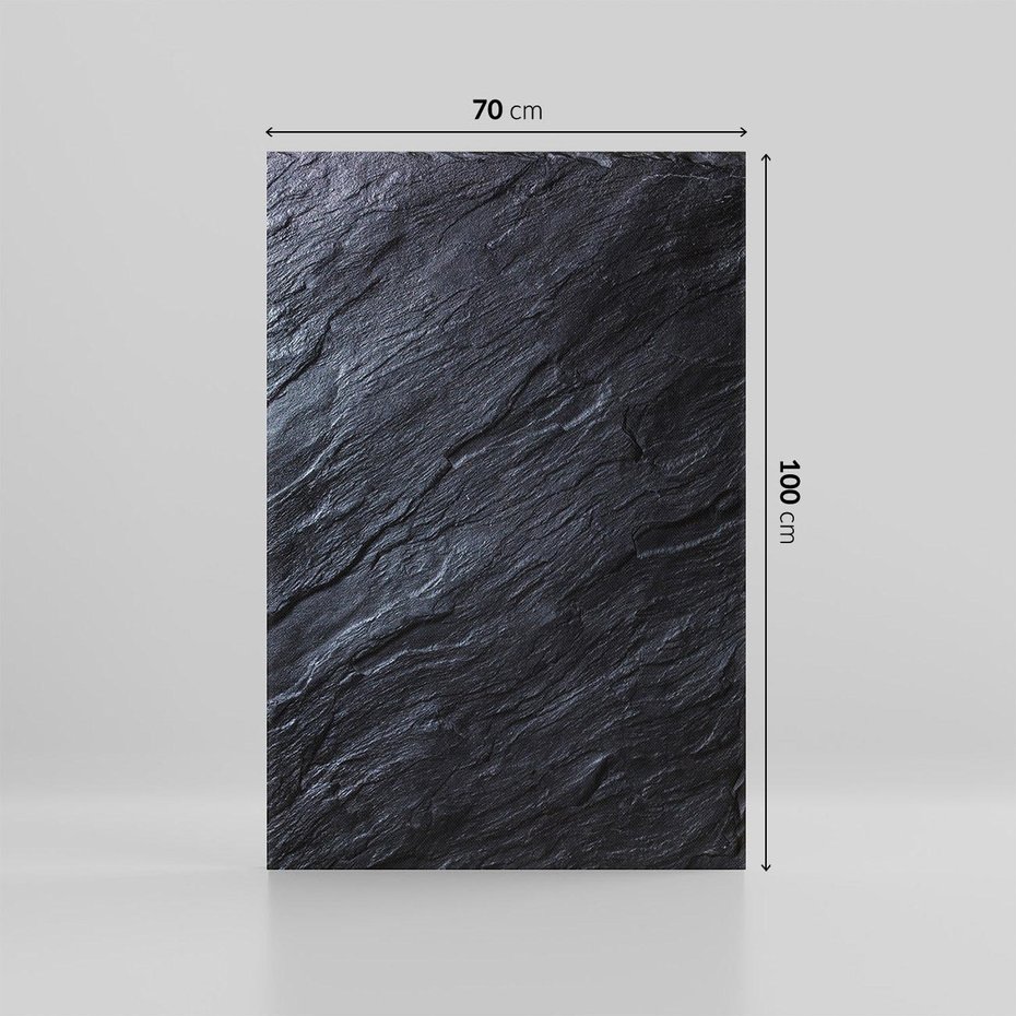 Obraz na płótnie 70x100 - Kamienne tekstury w trójwymiarze - kamień, tekstura