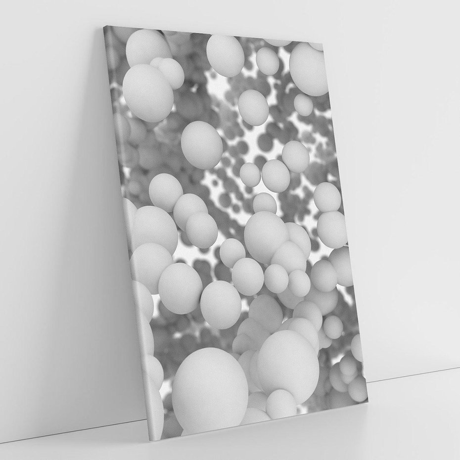 Obraz na płótnie 80x120 - Abstrakcyjne balony w locie - kule, abstrakcja