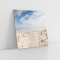 Obraz na płótnie 80x80 - Ścieżka na plaży - plaża, ścieżka