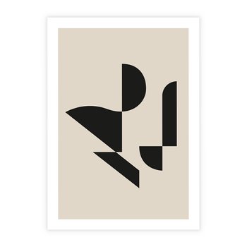 Plakat bez ramy 50x70 - Rozkwitająca Abstrakcja - abstrakcyjne geometryczne kształty, minimalizm