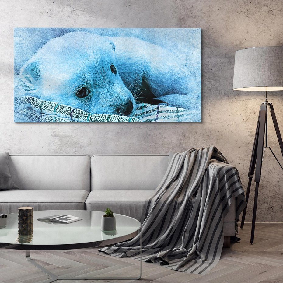 Obraz na płótnie 140x70 - Abstrakcyjna ekspresja artystyczna - abstrakcja, sztuka