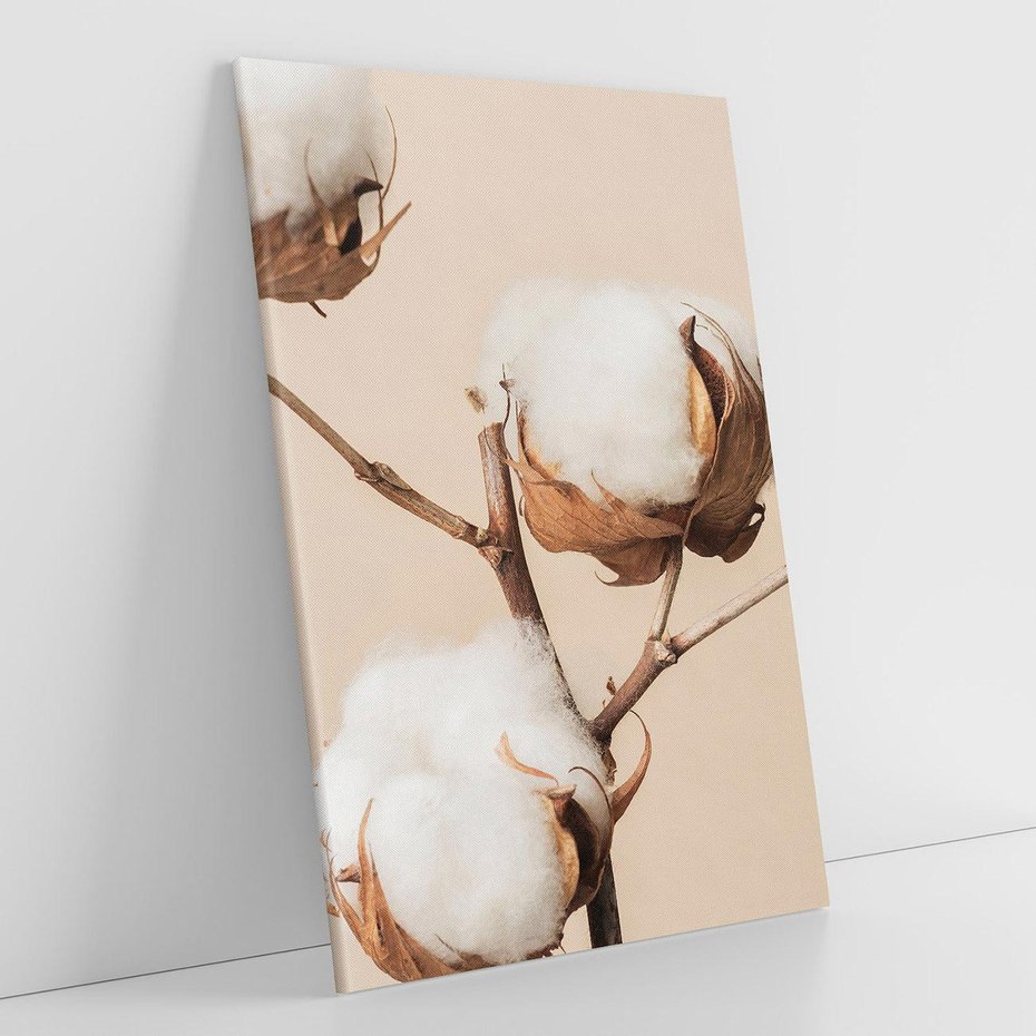 Obraz na płótnie 50x70 - Bawełniana melancholia - bawełna, suche