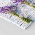 Obraz na płótnie 120x80 - Urok lawendowych pól - lawenda, kawiaty