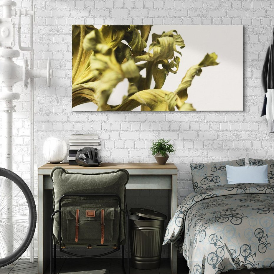 Obraz na płótnie 120x60 - Odejście pory deszczowej - suche, trawy