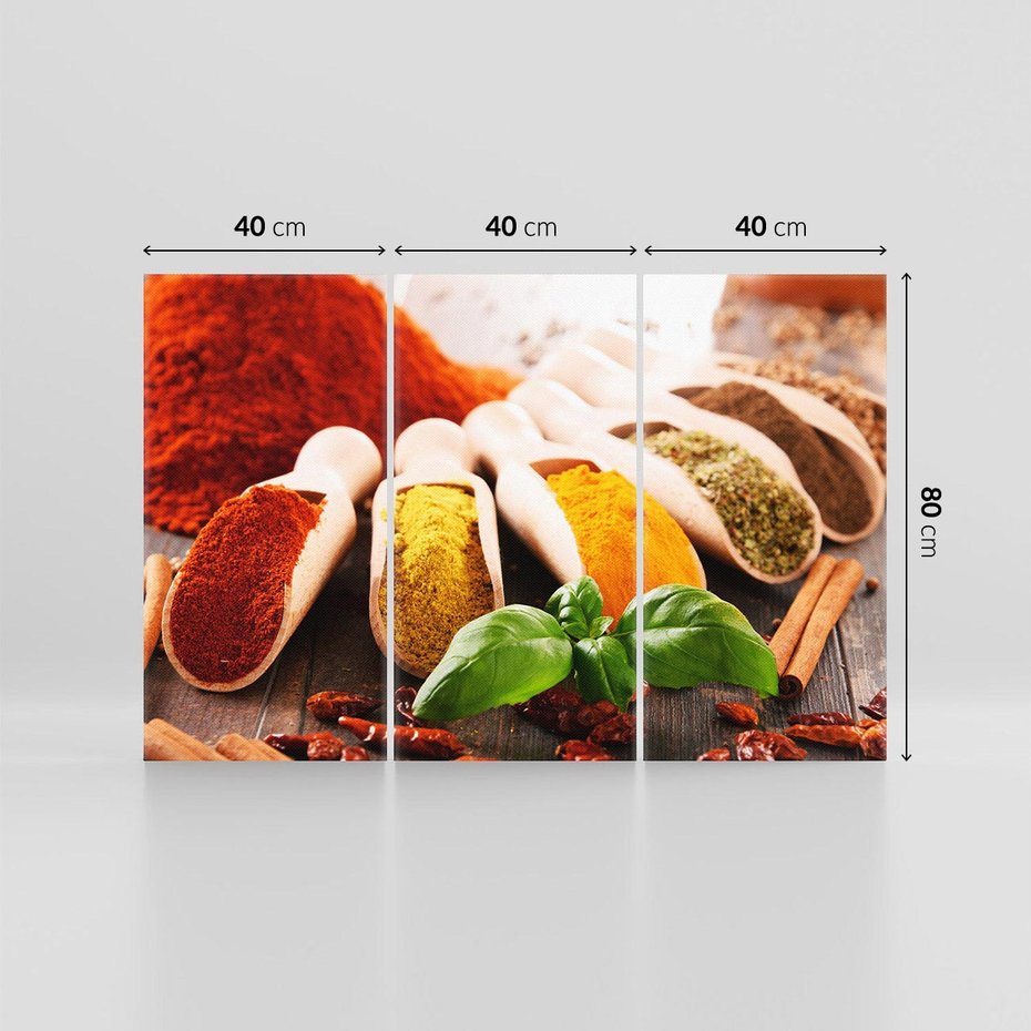 Obraz na płótnie 120x80 - Magia Smaku - przyprawy, azja