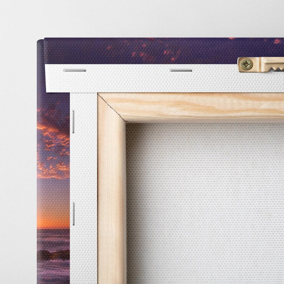 Obraz na płótnie 100x70 - Spojrzenie w głąb duszy - zachód słońca, zmierzch