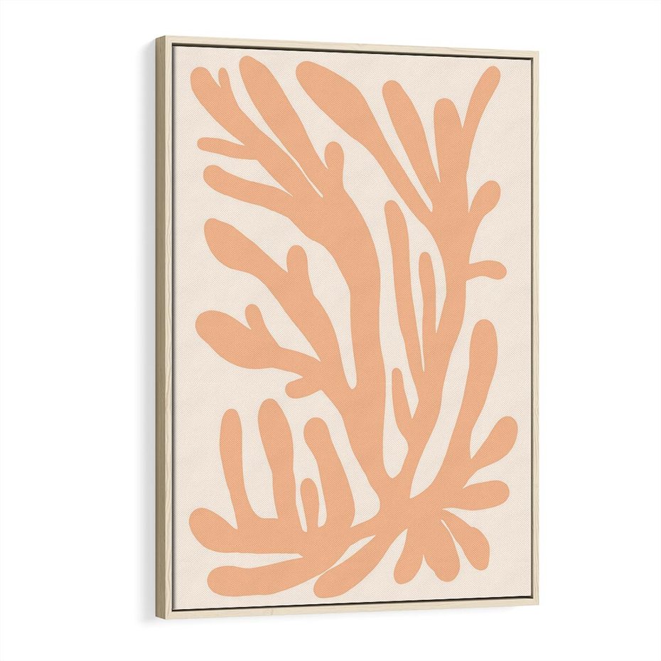 Obraz w ramie 70x100 - Rozkwitające Abstrakcje - nowoczesna sztuka, plakat modern - rama drewno