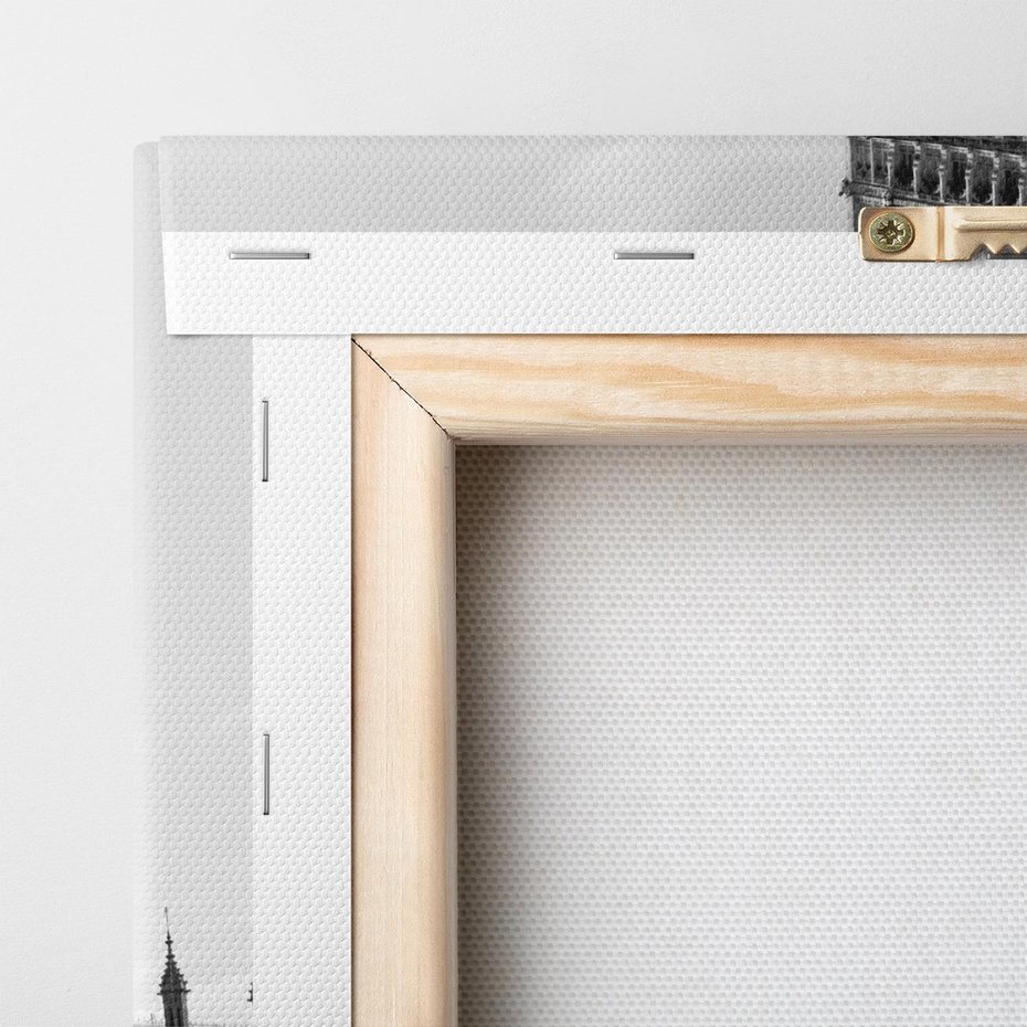 Obraz na płótnie 70x100 - Autobusy w tętniącym życiem Londynie - Londyn, autobus