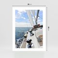 Plakat bez ramy 30x40 - Moc żaglowca na pełnym morzu - żaglowiec, jacht