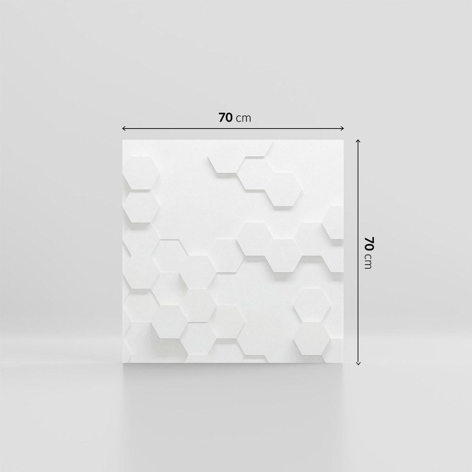 Obraz na płótnie 70x70 - Przestrzenne Zabawy - geometryczne, 3D